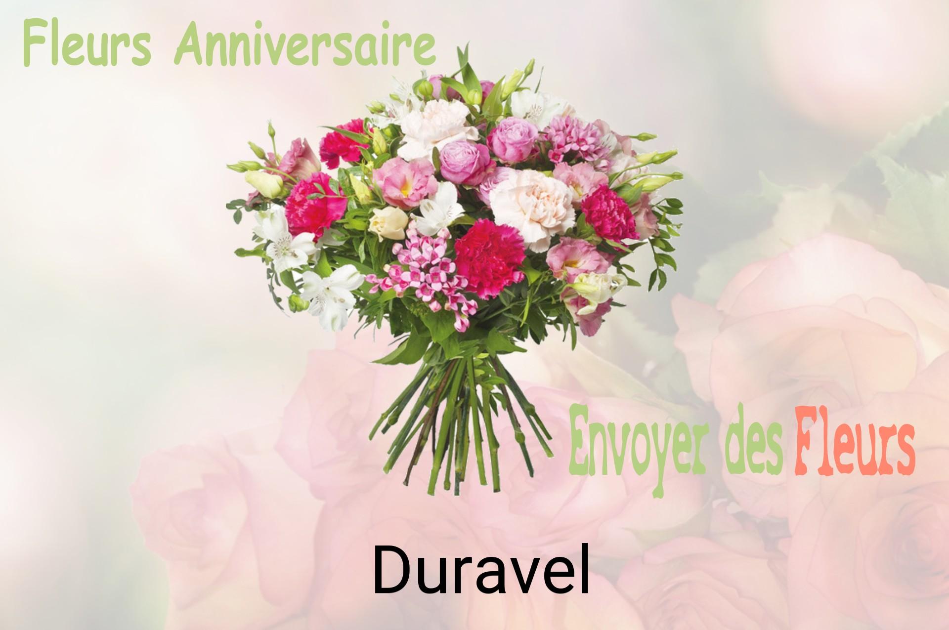 Bouquet de fleurs d’anniversaire livré à Duravel